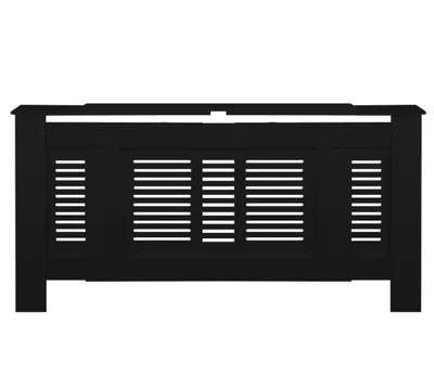 Produktbild von VDD Heizkörperverkleidung - Heizungsverkleidung - breit variabel - 140 bis 190 cm - Schwarz
