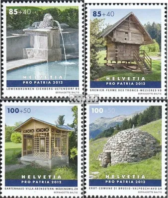 Produktbild von Briefmarken Schweiz 2012 Mi 2249-2252 (kompl.Ausg.) postfrisch Pro Patria