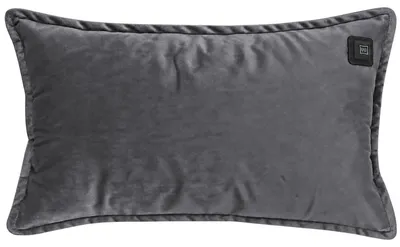 Obrázek produktu pro Vyhřívaný polštář Warmpi Samet Šedá 50x30 cm s powerbankou 10 000 mAh – 3 úrovně tepla