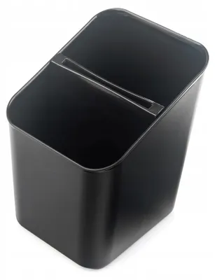 Image de Organisateur à couverts - Récipient de cuisine - Plastique - Boîte de rangement pour couverts - Gris
