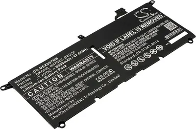 Produktbild von Akku für Dell XPS 13 2018 (entspricht Dell 0H754V), 6300mAh