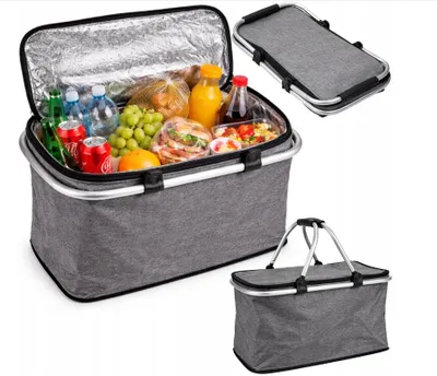 Produktbild von Thermo-Picknickorb 30L Faltbarer Picknic-Einkaufstasche Wasserdicht gross