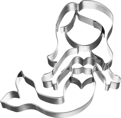 Produktbild von Birkmann Ausstechform Meerjungfrau schwimmend, 9cm 197367