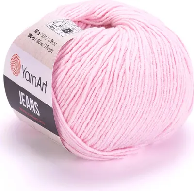 Produktbild von YarnArt Jeans (50g/160M) 74 hellrosa