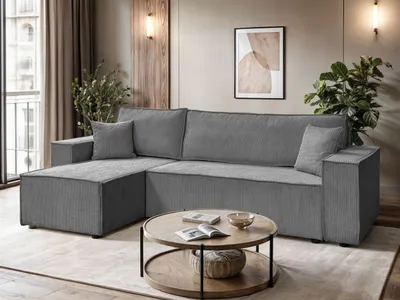 Produktbild von Ecksofa CARLO L Cord, Poso 60