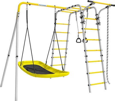 Produktbild von Spielplatz für den Garten, "Wesoła Łąka" Basic – Gelb