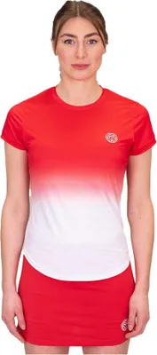 Produktbild von Bidi Badu Crew Gradiant Kurzarm-t-shirt Rot L Damen Rot L