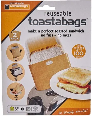 Obrázek produktu pro Toastabags – opakovaně použitelné sáčky na toast, dvojbalení