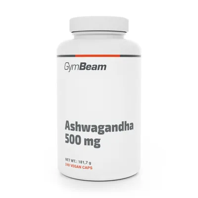 Zdjęcie produktu dla GymBeam - Ashwagandha (500 mg) 240 kapsułek