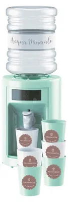 Produktbild von Wasserspender Wasserkaraffe Getränkespender - Mit Beleuchtung - 6 Gläser - Bis 70 °C