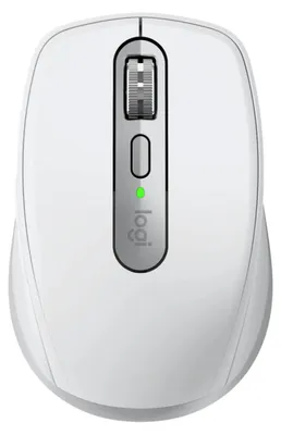 Produktbild von Logitech MX Anywhere 3S for Mac, rechts, Laser, RF Wireless + Bluetooth, 8000 DPI, Silber, Weiß