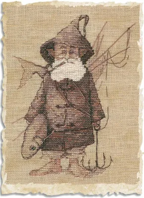 Produktbild von Nimue Kreuzstich Papier-Zählvorlage "Der Fischer", 54G