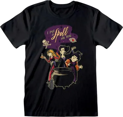Produktbild von Hocus Pocus - "Spell On You" T-Shirt für Herren/Damen Uni HE3053 (S) (Schwarz)