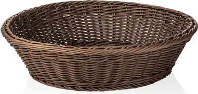Produktbild von Buffetkorb Systemkorb Korb braun Gastro rund ø 37 cm, Polypropylen
