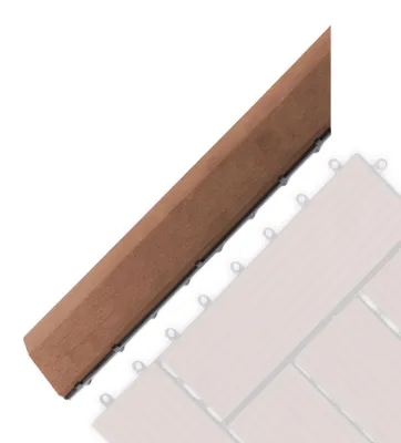 Produktbild von G21 Übergangsleiste Cherry für WPC-Fliesen, 38,5 x 7,5 cm Ecke (links)