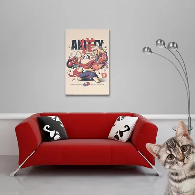 Image de Ilustrata - Poster - Akitty + 1 OB poster de 61x91,5cm