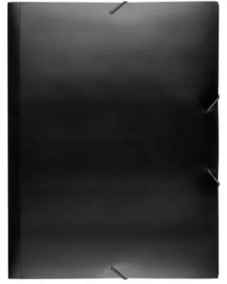 Image de Classeur Kangaro Elasto A4 en plastique noir