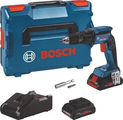 Produktbild von BOSCH Professional 06019K7002 AKTION: BOSCH Professional GTB 18V-45 Trockenbauschrauber-Set 18,0 V + GRATIS Bosch-Prämie