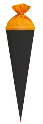 Produktbild von ROTH Bastelschultüte mit Verschluss 700 mm schwarz