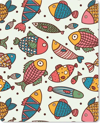 Produktbild von MuchoWow® Mauspad Mousepad Muster - Meer - Fische - Meerestiere 19x23 cm - Mousepads - Maus Mat - Pad - Mausunterlage - Mauspads - Spielen