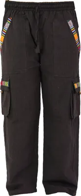 Produktbild von Yogahose, Goa Hose im Ethnostyle - Schokobraun, Herren, Baumwolle, Größe: S