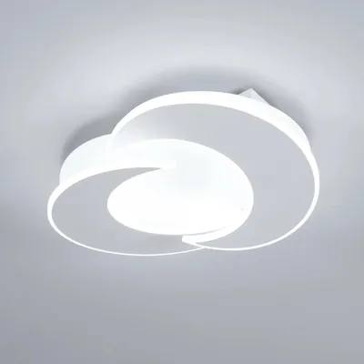 Immagine prodotto di Halbmond - Plafona a LED - 36 W - 6000 K bianco freddo - Montaggio a vista - Non dimmerabile - LED inclusi - 15–30 m² - Bianco