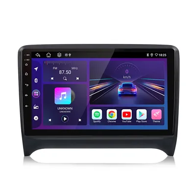 Immagine prodotto di Autoradio CarPlay per Audi TT MK2 8J 2006-2014 con Android 15, navigatore GPS, Wi-Fi, Bluetooth, USB, FM, RDS, 2+64 GB