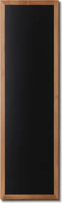 Produktbild von Showdown Displays Kreidetafel Holz - flacher Rahmen - 56x170cm - Teak