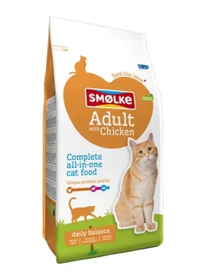 Productafbeelding van Smolke Kattenvoer Adult, Kip/Rijst