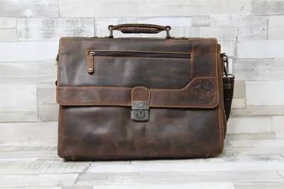 Produktbild von Ranger Leder Aktentasche mit Griff A4 Businesstasche