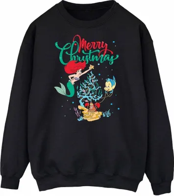 Produktbild von Disney - "Merry Christmas" Sweatshirt für Damen BI49428 (L) (Schwarz)
