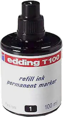 Produktbild von edding Nachfülltusche T100 schwarz
