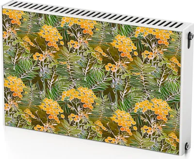Produktbild von Sommerwieseblumen – Magnetische Heizkörperabdeckung – 90x60 cm – Magnet Heizkörperabdeckung – 3D Würfel – Heizkörperverkleidung – Magnetische Wandverkleidung – Wetterfest
