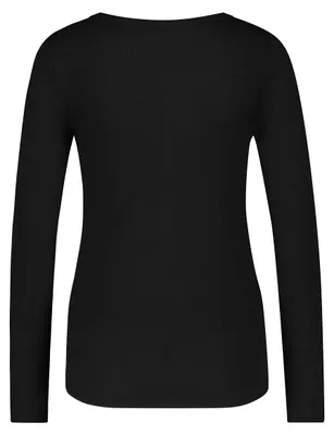 Imagen del producto de HUNKEMÖLLER - Camiseta para pijama - Negra - Talla 2XS