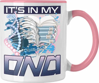 Produktbild von Trendation - Lesen Bücher Tasse Geschenk für Leseratte Bücherwurm Geschenkidee Spruch (Rosa)