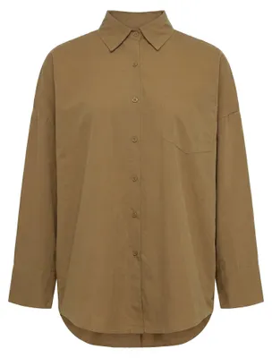 Image de SUPSLIM - Chemise pour femmes - Marron, Taille L