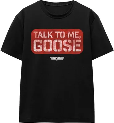 Produktbild von Top Gun - "Talk To Me Goose" T-Shirt für Herren/Damen Uni TV16924 (XL) (Schwarz)