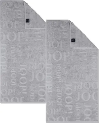Produktbild von 2 Stück Joop! Handtuch Selection 1711-705 grau 50x100