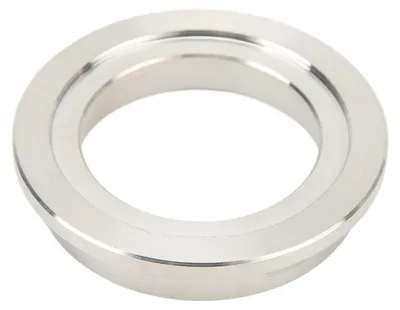 Obrázok produktu pre 44 mm vstupná príruba wastegate, zváraný V-pás z nehrdzavejúcej ocele 304, náhrada za stranu Tial MV-R
