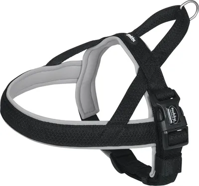 Produktbild von Nobby Mesh Preno, Hund, Zugfreier Gurt, L-XL, Schwarz, Grau, Nylon, 85 cm