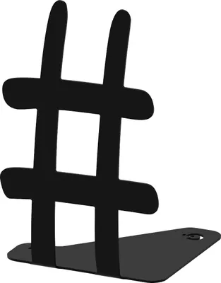 Immagine prodotto di Supporto AD04, HASHTAG, nero testurizzato