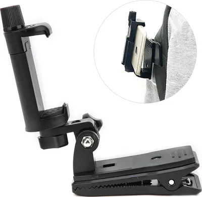Image de Clip pour caméra d'action, pince pour téléphone en sac à dos f��r,et plus avec rotation à 360 degrés
