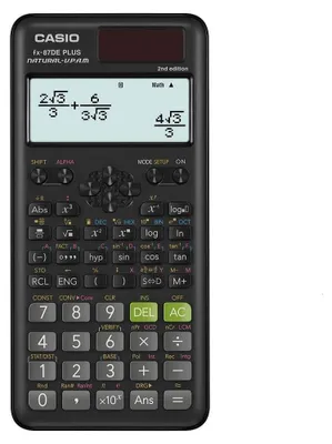 Produktbild von Casio FX-87DE Plus-2 Wissenschaftlich-Technischer Schulrechner, Schwarz