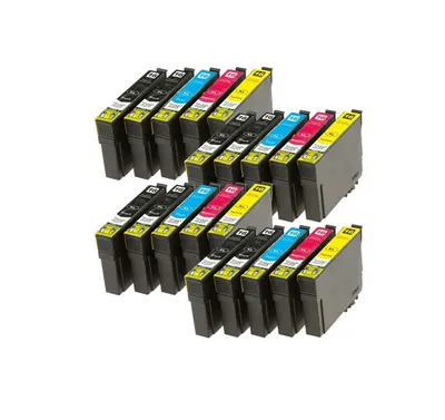 Produktbild von Tisanto 20x kompatibel zu Epson Workforce WF-2540WF, T1631 - T1634 - BK, Cy, Ma, Ye