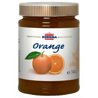 Produktbild von Rokoma Orangen-Konfitüre extra 340g