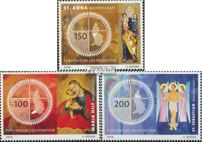 Produktbild von Briefmarken Liechtenstein 2016 Mi 1820-1822 (kompl.Ausg.) postfrisch Bruderschaften