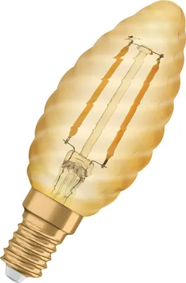 Produktbild von OSRAM LED-Lampen, Vintage-Edition, 22 Watts Ersatz, E14, B-shape, 2400 Kelvin, Warm Comfort Light, Klares Glas, single Pack