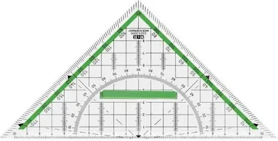 Produktbild von BüroTIPP Geodreieck BT2323 22,5cm mit abnehmbarem Griff