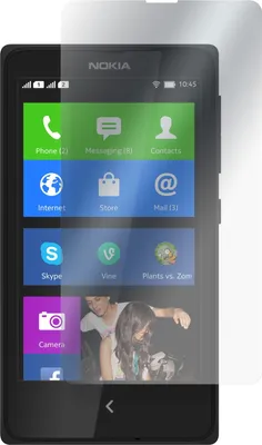 Produktbild von 4er-Pack PhoneNatic Displayschutzfolien matt  kompatibel mit  Nokia X / X+