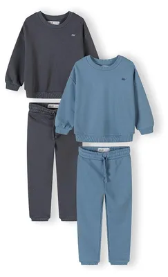 Produktbild von Minoti Set Baumwolle Blau Gr. 68 für Jungen